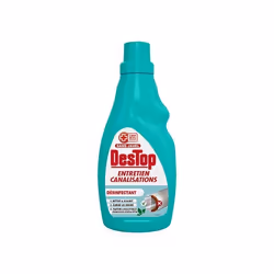 Flacon de 750ml Gel Entretien Canalisation Désinfectant