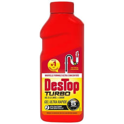 Gel désinfectant et déboucheur canalisation Turbo 5 min - 2 doses - 500ml