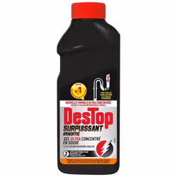 Gel Déboucheur Surpuissant - 2 doses - 500ml