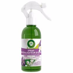 Spray anti odeurs - Air Wick - Lavande - Muguet - Huiles essentielles - 270 grammes