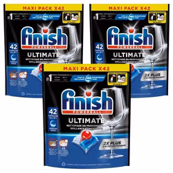 Finish Ultimate Pastilles Lave-Vaisselle All in One- Parfum Frais - 126 Tablettes Lave-Vaisselle