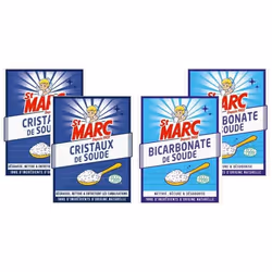 Poudres Cristaux de Soude 2x680g + Poudres Bicarbonate de Soude 2x680g