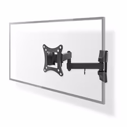 NEDIS Support TV mural Inclinable pour téléviseur 13 à 27 Poids Max 15kg 3 pivots