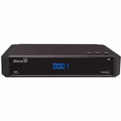 Récepteur TV Satellite HD - ASTON - MEOSAT HD Connect - Enregistrement USB - Compatible FRANSAT - Afficheur LCD