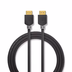 NEDIS Câble HDMI 7.5M Haute Vitesse avec Ethernet  Connecteur HDMI - Connecteur HDMI  75 m  Anthrac