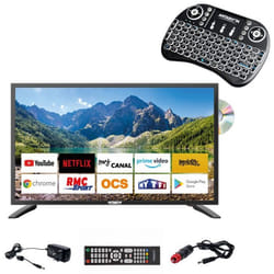Pack ANTARION TV LED 21.5 54cm Smart Connect Lecteur DVD + Clavier Ergonomique