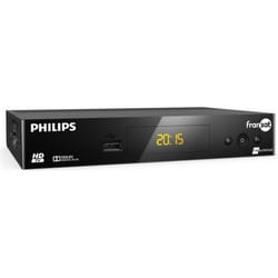 Récepteur TV Satellite HD - PHILIPS - FRANSAT Eutelsat 5W - Connecté - WIFI - Noir