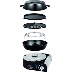 Malgré son format réduit, le Safari Chef 30 Compact est extrêmement polyvalent grâce aux différentes surfaces de cuisson incl ...
