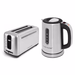 Ce pack comprend : - 1x RIVIERA AND BAR Bouilloire 1L 2000W Température Réglable - 1x RIVIERA AND BAR Grille-pain toaster 2 F ...