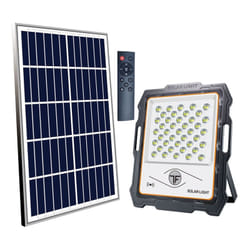 Projecteur Solaire led 1000 Lumens avec Panneau Solaire et Télécommande - Optex