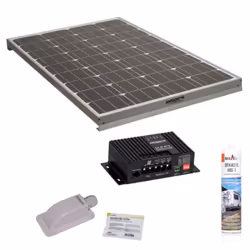 Ce pack comprend : - 1x ANTARION panneau solaire monocristallin 120W - 1x ANTARION kit de pose solaire avec régulateur MPPT 1 ...