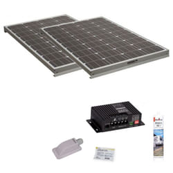 Pack Antarion 2x Panneaux solaire 120W + kit de pose avec régulateur mppt 320W 20A