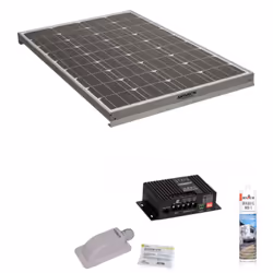 Ce pack comprend : 1x Panneau solaire 160W monocristallin camping car 1x Kit de panneau solaire avec régulateur de charge MPP ...