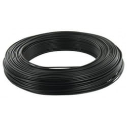ANTARION Câble Souple H07V-K 4mm² Noir au Mètre