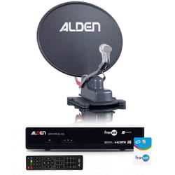 Pack ALDEN Onelight Parabole Automatique 60cm + Récepteur satellite SATMATIC HD FRANSAT