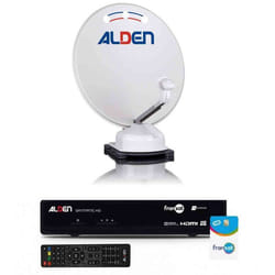 ALDEN ORBITER 65 Parabole Auto + Récepteur satellite SATMATIC HD FRANSAT