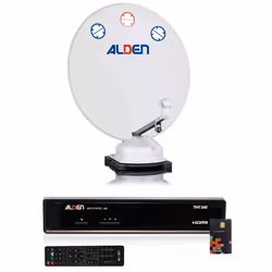 Pack ALDEN Orbiter Parabole Automatique 85cm + Récepteur satellite SATMATIC HD TNTSAT