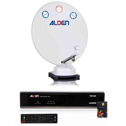 Pack ALDEN Orbiter Parabole Automatique 85cm + Récepteur satellite SATMATIC HD TNTSAT