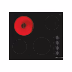 Boutons latéraux : pour un réglage facile de la puissance souhaitée 60cm : espace pour 4 casseroles ou poêles Manettes fronta ...