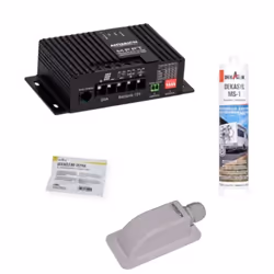 Ce pack comprend : - 1x Panneau Solaire Souple 150W Seul - 1x Régulateur de charge + Passe-toit + Dekasyl MS1 + Lingette Desc ...