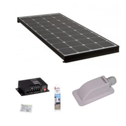 PACK ANTARION Panneau Solaire Black Booster 140W + Régulateur de charge Bluetooth + Kit de pose