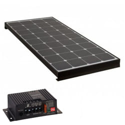Pack Antarion Panneau Solaire Black Booster 220W + Régulateur de charge Solaire