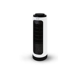 EWT - Ventilateur colonne oscillant 20W 3 vitesses H31.5cm Blanc