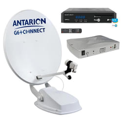 PACK ANTARION Parabole Satellite Automatique connecté 65cm + Positionneur + SIRIUS 3 Récepteur TV Sa