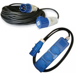 Pack HABA Rallonge multiprise 1,5m + ANTARION Rallonge Electrique 25m Prise P17