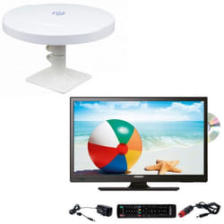 Pack ANTARION TV LED 18.5 47cm Téléviseur HD DVD intégré + Antenne TNT Omnidirectionnelle