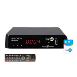 Récepteur TV Satellite HD - SEDEA - SF4300 - Carte FRANSAT incluse - 12V/220V - Enregistrement USB