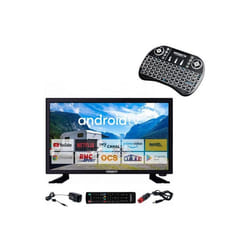 Pack ANTARION TV LED 21.5 54cm Téléviseur HD Connecté 12V + Clavier Ergonomique