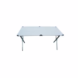 ANTARION Table Clayette MARRAKECH 140 cm Aluminium Camping