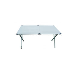 ANTARION Table Clayette MARRAKECH 140 cm Aluminium Camping
