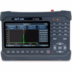 Satlink ST-6986 PRO DVB-S2/S, DVB-T/T2, DVB-C mesureur de champ avec testeur de fibre optique. C'est le mesureur de champ le  ...