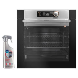 DE DIETRICH Four pyrolyse encastrable inox 73L multifonction chaleur tournante porte froide
