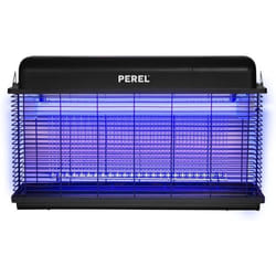 PEREL Destructeur dinsecte électrique 30W Intérieur/Extérieur IP44 Usage intensif Anti-moustiques m