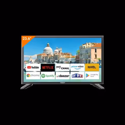 ANTARION TV LED 23.6 60cm Téléviseur SMART CONNECT Androïd 11.0 12V