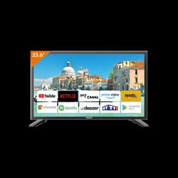 ANTARION TV LED 23.6 60cm Téléviseur SMART CONNECT Androïd 11.0 12V
