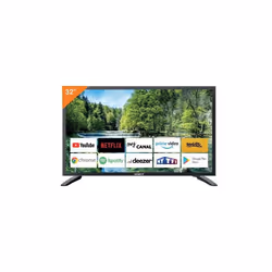 ANTARION Téléviseur 32 SMART Slim Android 14.0 12V 220V Camping