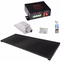ANTARION KIT Panneau Solaire ALL BLACK 150W + Régulateur MPPT + Câble