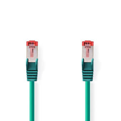 NEDIS Câble Réseau Cat 6 S/FTP  RJ45 Mâle - RJ45 Mâle  10 m  Touche Verte