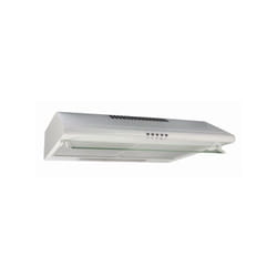 Glem Hotte Visière Casquette aspirante blanc Largeur 60cm Débit d'air 250m3/h