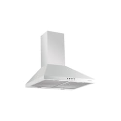 Glem Hotte Décorative pyramidale aspirante blanc Largeur 60cm Débit d'air 500m3/h