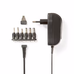 NEDIS Adaptateur secteur universel 3/45/5/6/75/9/12 V c.c. 1.5 A