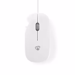 NEDIS Souris PC Filaire 1 000 ppp 3 boutons Blanc