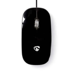 NEDIS Souris PC Filaire  1 000 ppp  3 boutons  Noir