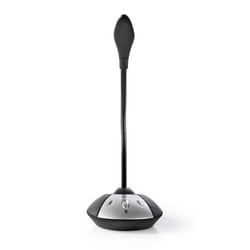 NEDIS Microphone Filaire  USB  Noir/Gris