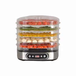 CARACTÉRISTIQUES Puissance: 450 Le + produit: Programmable Corps en inox brossé Dimensions 34 x 31 x 25 cm Poids 2.6 kg Puiss ...