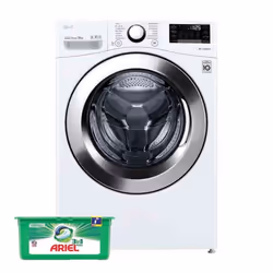 LG Lave-linge frontal 15kg 1100trs/min Grande capacité Wi-fi Machine à laver hublot